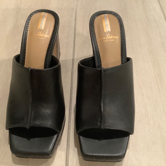 Sam Edelman Black Wedge platform sandal - Picture 2 of 7
